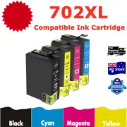 Compatible 702 XL 702XL Ink Cartridge For Epson WorkForce WF3720 WF3725 WF3730