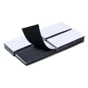 20 Sets Heavy Duty Hook & Loop Adhesive Strips : Sticky Back Fastener 2x4” Black