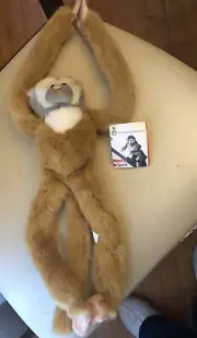 Wild Republic Plush Hanging Monkey Smithsonian Primates In Space 15” 1998