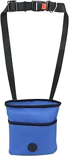 SVCEQZE Dog training treat bag, waist belt, snack container for on the go, waterproof and leak-proof with waste bag for training and behaviour aid for outdoor adventures and travel, blue, Siehe
