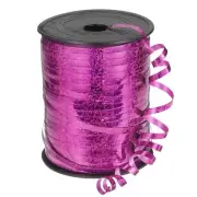 500 Yards Glitter Curling Ribbon Crimped Balloon String 5mm, Rose Red
