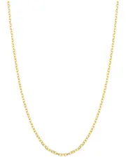 14K Italian Gold Cable Link Chain Necklace