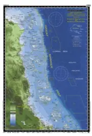 Camtas Maps-Marine Safety Chart Great Barrier Reef: Cairns, Port Douglas MC730F