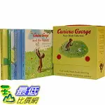 [106美國直購] 2017美國暢銷兒童書 CURIOUS GEORGE FOUR BOARD BOOK SET BOARD BOOK – BOX SET