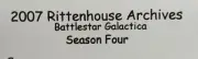2007 Rittenhouse Archives Battlestar Galactica S4 Auto James Callis as Gaius Bal