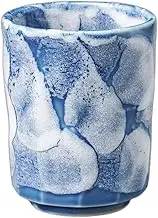 Shino Daiya Blue Sushi Teacup (8 x 10.2 cm / 280 cc) | Sushi Tea Cup |