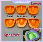 Dental Lab Silicone Plaster Model Former Base Mold Mould Denture Surround U + L