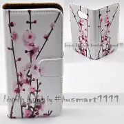 For OPPO Series - Cherry Blossom Tree Print Wallet Mobile Phone Case Cover