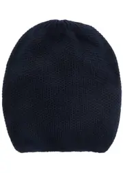Inverni Waffle-knit Cashmere Beanie - Navy - One Size ONE SIZE