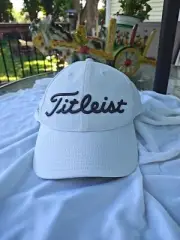 Titleist T Series White Baseball Cap Hat Snapback - New!