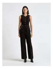 [Cue] Japanese Cotton Corduroy Pant in Dark Chocolate