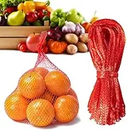 Sukh 90PCS Mesh Produce Bags - 24Inch Mesh Vegetable Bags Onion Storage Bags Net Produce Seafood Bags net bags for vegetables Storage Fruits Seafood and Other Agricultural Products¡­