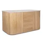 Anglesea Indoor Marble Top Kitchen Island Bench