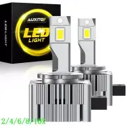 AUXITO LED Headlight Bulb D1S D1R D3S D3R Hi-Lo Beam HID Xenon Conversion 2/4X (for: Jaguar)