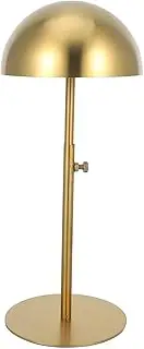 MAGICLULU Metal Wig Stand Holder Hat Stand Display, Dome Shape Hat Stand Adjustable Height Wig Head Holder Hat Storage Stand Freestanding Wig Stand for Decoration Display Storage