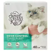 Special Kitty Odor Control Tight Clumping Cat Litter Fresh Scent, 40lb FAST SHIP