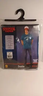 STRANGER THINGS DUSTIN COSTUME - Adult One Size FitsMost, NEW
