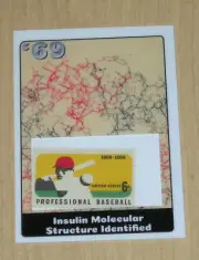 2019 Historic Autographs 1969 STAMP Professional Baseball Insulin Molecular