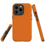 For Apple iPhone 13 Pro Max Case, Armour Back Cover, Orange
