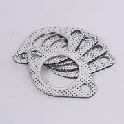2.0/2.16/2.36/2.5/2.75/3.0 inch For Car Exhaust Downpipe Flange Gasket Exhaust Pipe Gasket Universal Two holes 5pcs/pack spare parts (Color : 2.00inch-51mm)
