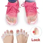 2pcs Toe Separator Bunion Gel Straightener Silicon Corrector Relief Pain Spacer