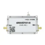 0.01-4G Amplifier LNA RF Amplifier 40DB Receiver Amp 9-24V SMA Female Connector