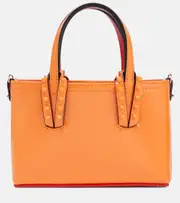 [Christian Louboutin] Christian Louboutin Cabata Nano patent leather tote bag One Size orange