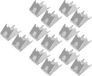 Mrisata Freezer Shelf Clip Freezer Shelf Support Refrigerator Shelf Clip Stainless Steel Shelf Clip Freezer Cooler Shelf Clip 14pcs 1.5mm Freezer Shelf Clips 304 Stainless Steel