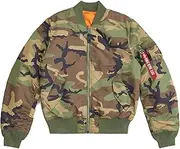 [ALPHA INDUSTRIES] Men's MA-1 Slim Fit Flight Bomber Jacket