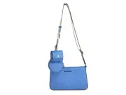 Michael Kors Jet Set Signature PVC Crossbody Tech Attachment Bag Purse