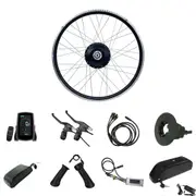 TDR 48V 750W Rear Wheel Electric Bike Conversion Kit 29 Inch 28 Inch 700C Rim Motor 13AH Battery Twist Throttle Pedal Assist LCD Display Disc V-Brake Compatible Waterproof Wiring