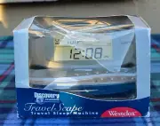 Westclox TRAVELER'S AM/FM RADIO LCD CLOCK With Original Box