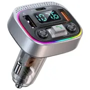 USB C Bluetooth Car Adapter, Type-C PD &QC3.0 USB Car Charger, AUX Wireless F...