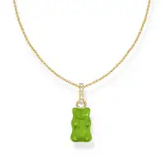Buy Necklace with green goldbears pendant and zirconia by Thomas Sabo online - THOMAS SABO Australia