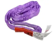 Purple Round Rim Sling Endless 10' Domestic Tow Recovery Strap 5,200 lbs Basket
