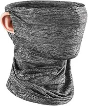 Ice Silk Face Cover Cooling Neck Gaiter Face Mask Ice Feeling Mask Outdoor Summer UV Protection, Long Neck Gaiters Bandana Balaclava Mask for Motorcycle Men and Women