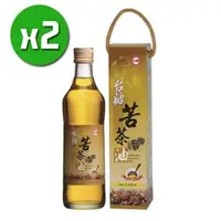 在飛比找PChome24h購物優惠-【台糖】苦茶油禮盒裝x2瓶(500ml/瓶)