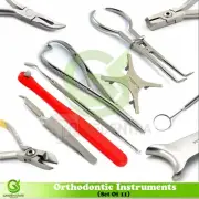 Orthodontic Set Braces Ligature Tying Tools Band Separating Bracket Forceps