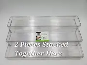 mDesign Plastic Shelf Adjustable Expandable Spice Rack Organizer 2 Pieces 02374