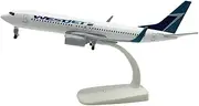 Replica 1/400 for Canada WESTJET B737 Scale Die-cast Aircraft Model with Bracket Building Kit Model Plane Airplane Toy