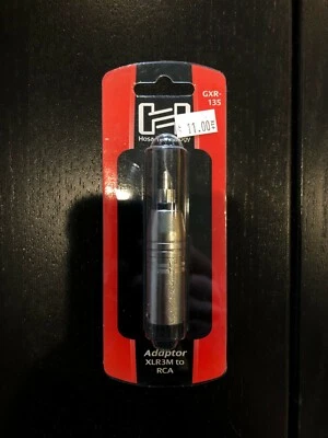 Hosa GXR-135 XLR Male to RCA Male Adapter