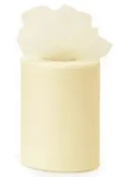 100 yards Ivory Tulle Fabric Roll Tutu Spool Wedding Bow Decoration Party