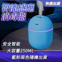 在飛比找momo購物網優惠-香氛機 消毒機 車載加濕器 感應酒精噴霧機 無線加濕器 造霧