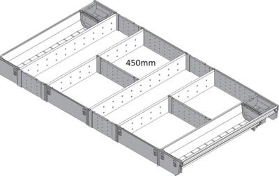 Blum Orga-Line Drawer Dividing System cabinet width 900mm