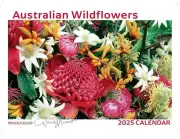 2025 Calendar Australian Wildflowers Horizontal Wall Calendar By David Messent