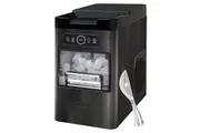 Kenmore Front-Load Countertop Ice Maker | Fits Under Cabinets | 11.7Kg/24hrs & 9 Ice Cubes In 6 Min | Large Or Small Ice Pellets | One-Touch Self-Clean | Portable Ice Machine | Stainless Steel