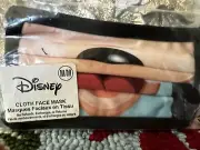 New Disney Store Goofy Face Mask Medium Youth Blue