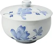 Tsujiga Flower with Lid | Sencha with Lid (Arita Porcelain) [3.9 x 3.0 inches (10 x 7.5 cm) (170cc)]