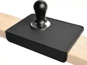 Espresso Tamper Mat, Black Silicone Food Grade Pad 8 X 6 Inch Coffee Tamping Mat