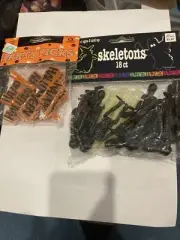 18 Skeletons and 10 party picks. Get A Jumpstart On Your Halloween Party.